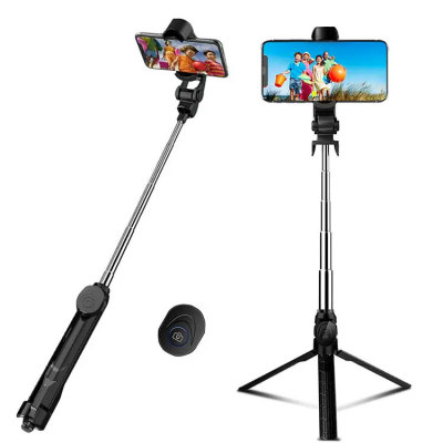 SELFIE STICK TRIPOD for iPhone 6/6S Plus - Wireless Bluetooth Selfie Stick Tripod, Phone Holder with Wireless Remote Shutter for Smartphone