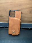 Casebus - Elegant Clasp Wallet Phone Case - Premium Leather, Credit Card Holder, Zipper Pocket, Wrist Strap, Kickstand Shockproof Case - 61#