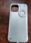 Casebus - Classic Phone Case with Selfie Ring Light - for Live Stream Makeup YouTube Video, 3 Lighting Model, Luminous Fill-Light Flashlight Phone Case