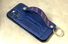 Casebus - Hand Strap Holder Wallet Phone Case - Premium Leather, Credit Card Holder, Kickstand Shockproof Case