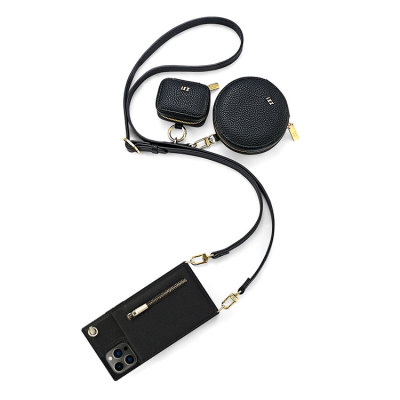 Samsung Galaxy S21 Plus Case - Crossbody Wallet Phone Case - Includes: Casebus Wallet Case *1, Round Pouch *1, Mini Pouch *1, Adjustable Strap *1 (Width: 0.71'') - GROSZ - 3PCS SET