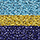 Dark light blue gold thread
