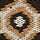 Brown white eye jacquard