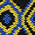 Black blue eye Jacquard