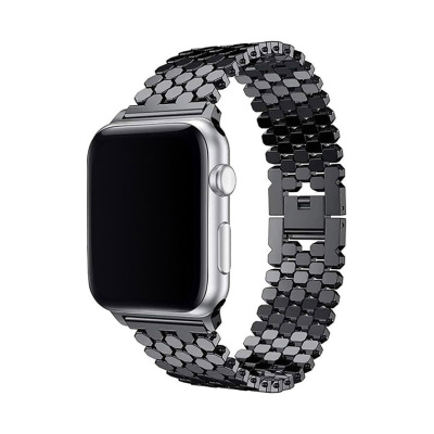 FISH SCALE METAL BAND - Casebus Fish Scale Metal Strap For Apple Watch, Compatible with iWatch SE/SE2, Series 9/8/7/6/5/4/3/2/1, Ultra/Ultra2/Sport Edition, Men and Women