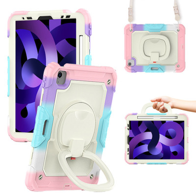 iPad Air 8 (2026 13Inch) Case - Casebus Full Body Case for iPad, Multicolor, with Detachable Strap & Pencil Holder, 360 Rotating Hand Strap Stand Drop Proof Cover - CLASSIC FULL BODY PROTECTION