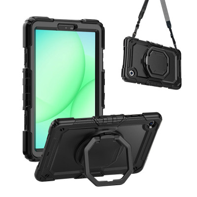 Tab S9 11" (SM-X710/X716B/X718U) Case - Casebus Full Body Case for Galaxy Tab, with Detachable Strap & Pencil Holder, 360 Rotating Hand Strap Stand, Drop Proof Cover - CLASSIC FULL BODY PROTECTION