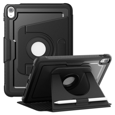 iPad 8 (2020 10.2Inch) Case - Casebus Detachable Back Case for iPad, Auto Wake/Sleep, 360 Rotating Magnetic Kickstand, with Pencil Holder - ROTATING MAGNETIC CASE
