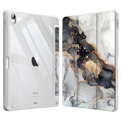 iPad 8 (2020 10.2Inch) Case - Casebus Fashion Marble Case for iPad, Leather Flip Cover, Auto Wake/Sleep, with Pencil Holder - FASHION TRI FOLD
