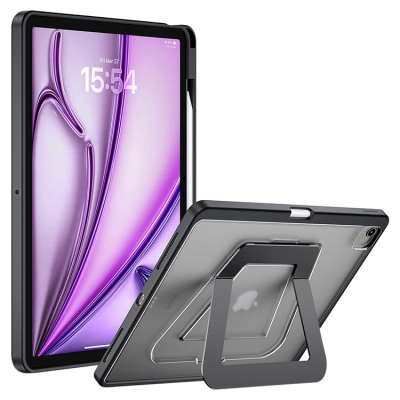 iPad 8 (2020 10.2Inch) Case - Casebus Slim Frosted Case for iPad, Built in Pencil Holder, with Multi Angle Kickstand, Shockproof Protective Cover - CLASSIC PROTECTION CASE
