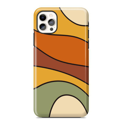 iPhone 12 Pro Case - Design Phone Case - Best Seller, Casebus Classic - Retro Wavy Colors