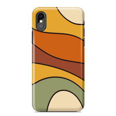 iPhone X/XS Case - Design Phone Case - Best Seller, Casebus Classic - Retro Wavy Colors