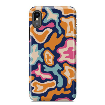 iPhone XS Max Case - Design Phone Case - Casebus Classic - Midnight Color Splash