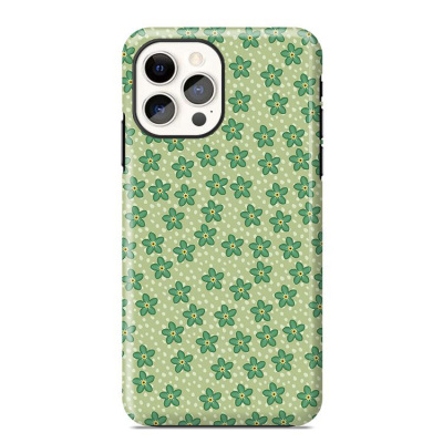 iPhone 15 Pro Max Case - Design Phone Case - Casebus Classic - Daydream - Green Flowers