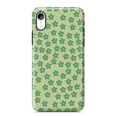 iPhone XR Case - Design Phone Case - Casebus Classic - Daydream - Green Flowers