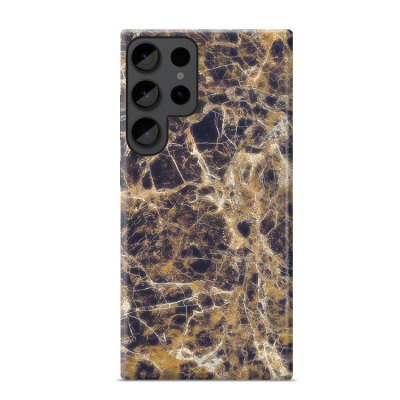 Samsung Galaxy S10 Case - Design Phone Case - Casebus Classic - Brown Crack