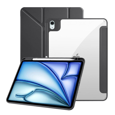 iPad Pro (2024 13Inch) Case - Casebus Classic Flip Case for iPad, with Pencil Holder & Multi Angle Stand, Shockproof Protective Cover - CLASSIC Y FOLD