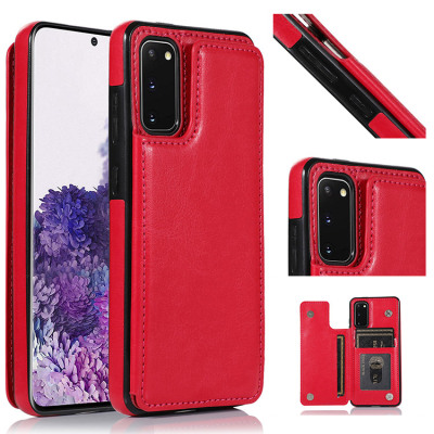 Samsung Galaxy S20 Plus Case - Wallet Phone Case - Casebus Classic Buckle Wallet Phone Case, Credit Card Slot, Double Magnetic Clasp, Durable Shockproof Case - ULRICA