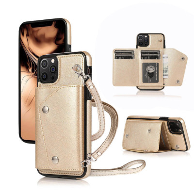 Samsung Galaxy S20 Ultra Case - Crossbody Wallet Phone Case - Casebus Classic Fashion Wallet Phone Case, with long strap, Credit Card Holder, Leather, Handbag Purse Wrist Strap Protective Case - JULIAN CROS