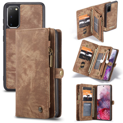 Samsung Galaxy A33 5G Case - Folio Flip Detachable Wallet Phone Case - Casebus Classic Detachable Magnetic Wallet Phone Case, 11 Card Slots, 2 in 1, Leather Zipper, Folio Flip, Money Pocket Clutch Case - DONTAYE