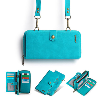 Google Pixel 9 Case - Detachable Crossbody Wallet Phone Case - Casebus Classic Crossbody Detachable Magnetic Wallet Phone Case, High Capacity with Strap - MABELLE