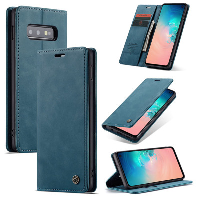 Samsung Galaxy S10e Case - Folio Flip Wallet Phone Case - Casebus Slim Folio Wallet Phone Case, Leather, Credit Card Holder, Kickstand, Magnetic Flip Protective Case - CAELAN