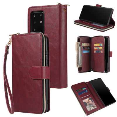 Samsung Galaxy Note10 Plus Case - Folio Flip Wallet Phone Case - Casebus Classic Wallet Phone Case, 9 Card Slots, Premium Leather, Credit Card Holder, Shockproof Case - BENNIE