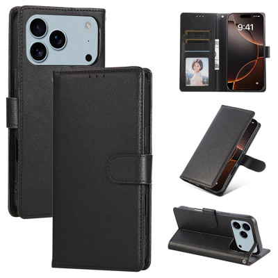 Folio Flip Wallet Phone Case - Casebus Flip Folio 3 Card Slots Wallet Phone Case, Premium Leather, Credit Card Holder, Magnetic Closure, Wrist Strap, Kickstand Shockproof Case - CASEY