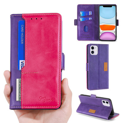 iPhone 12 Pro Max Case - Folio Flip Wallet Phone Case - Casebus Flip Folio Wallet Phone Case, Credit Card Holder Magnetic Stand Leather Durable Shockproof Protective Cover - KLARI