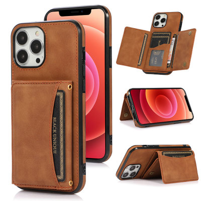 iPhone XS Max Case - Wallet Phone Case - Casebus Slim Wallet Phone Case, with 6 Credit Card Slots, Double Magnetic Clasp PU Leather Folio Flip Kickstand Shockproof Cover - CHANDLER