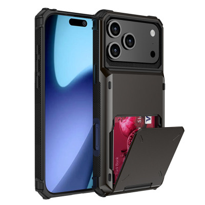 Heavy Duty Wallet Phone Case - Casebus Flip Hidden Pocket Wallet Phone Case, Card Slot Credit Card Holder Dual Layer Hybrid TPU Bumper Armor Protective Hard Shell Back Cover - NYLE
