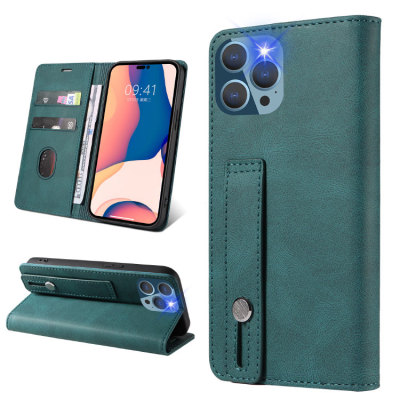 Folio Flip Wallet Phone Case - Casebus Folio Magnetic Wallet Phone Case, with Wristband, Credit Card Holder Leather Kickstand Shockproof Cover - ROURKE