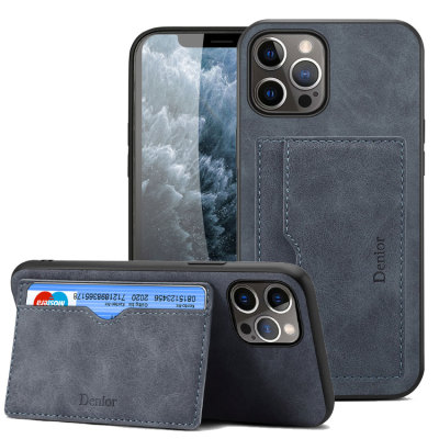 iPhone XS Max Case - Wallet Phone Case - Casebus Ultra Slim Wallet Phone Case, With Credit Card Slot Leather Kickstand Shockproof Cover - PETEY