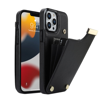 iPhone 15 Pro Max Case - Wallet Phone Case - Casebus Wallet Phone Case, Magnetic Clasp, Credit Card Holder, Kickstand, Premium Leather, Shockproof Case - FARILL