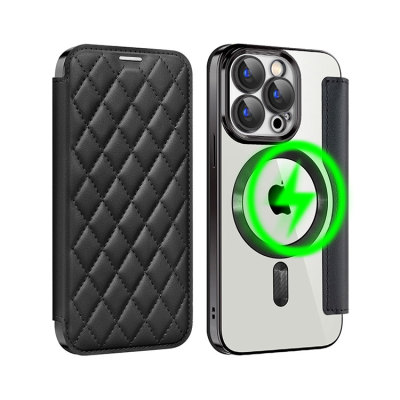 Samsung Galaxy S10 Case - Wallet Folio Flip Phone Case - Casebus Magnetic Flip Phone Case, Support Magsafe, Built in Camera Lens Protector, Shockproof Protective Cover - DREW