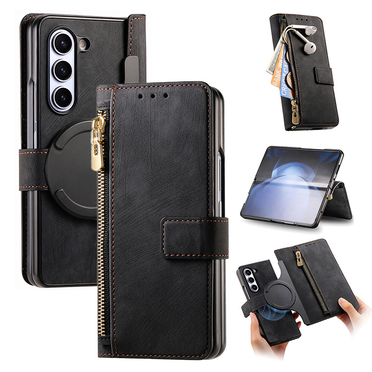 Samsung Galaxy Z Fold 6 Case - Wallet Detachable Folio Flip Phone Case ...