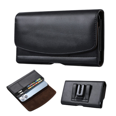iPhone 16 Pro Max Case - Wallet Phone Case - Casebus Classic Leather Phone Purse, Magnetic Closure Holster, with Card Holder & Belt Clip - HERMAN