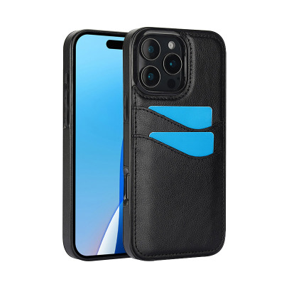 Wallet Phone Case - Casebus Classic Wallet Phone Case, Slim Sleek Hard Protection Cover, with Back Card Holders, Scratchproof - VANCE