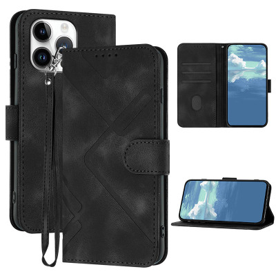 Wallet Folio Flip Phone Case - Casebus Flip Wallet Phone Case, Premium Leather, Magnetic Closure, with Card Slots & Wrist Strap - TANSY