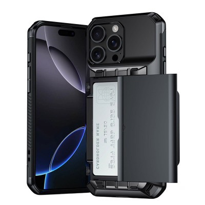 Heavy Duty Wallet Phone Case - Casebus Classic Wallet Phone Case, with Credit Card Holder, Sliding Slot, Heavy Duty Shockproof Protective Cover - RICHARD