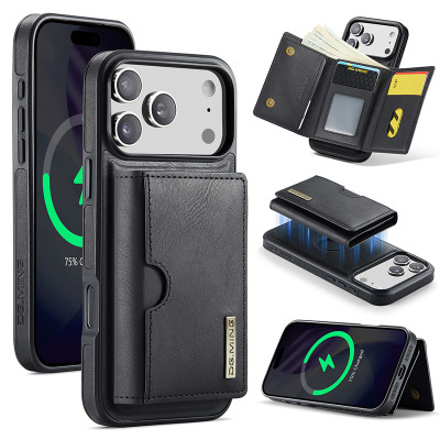 Wallet Detachable Phone Case - Casebus Detachable Magnetic Wallet Phone Case, Support Wireless Charging, with Card Slot Holder & RFID Blocking Protective - JACE