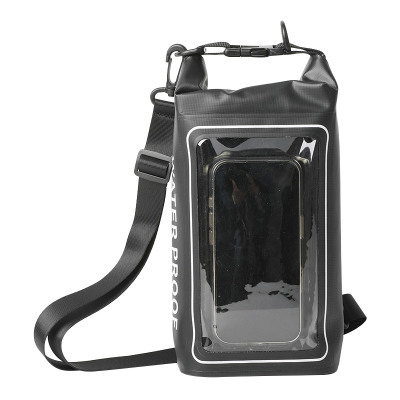 Full Body Protection Waterproof Crossbody Phone Case - Casebus IPX6 Waterproof Phone Bag, 2L Roll Top Dry Backpack, with Detachable Lanyard, Essentials for Swimming Beach Rafting Travel - FAYE