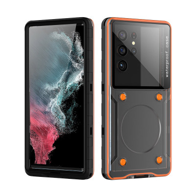 Waterproof Heavy Duty Full Body Protection Phone Case - Casebus IP68 Waterproof Phone Case, Underwater Snorkeling Case, Inflated Touchscreen for Diving for Phone Models 6.9 Inches & Below - SLOANE