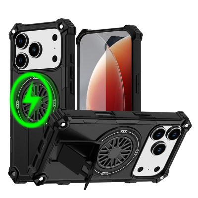 Samsung Galaxy S24 Ultra Case - Heavy Duty Phone Case - Casebus Heavy Duty Phone Case, Compatible with MagSafe, Built in Hidden Folding Stand, Shockproof Protection - GALE