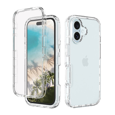 iPhone 16 Plus Case - Full Body Protection Heavy Duty Phone Case - Casebus Full Body Clear Phone Case, with Built in Screen Protector, Heavy Duty Hybrid Shockproof Cover - AVERY