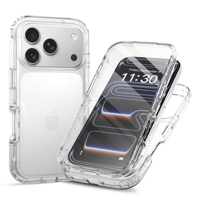 iPhone Air Case - Full Body Protection Heavy Duty Phone Case - Casebus Full Body Clear Phone Case, with Built in Screen Protector, Heavy Duty Hybrid Shockproof Cover - AVERY