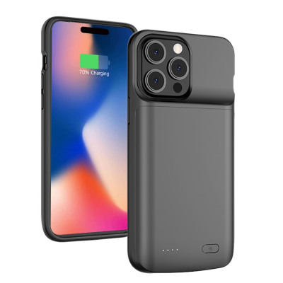 iPhone 11 Pro Case - Battery Phone Case - Casebus Classic Battery Phone Case, Portable Charging Case, Support Wired Headphone, Ultra Slim Portable Rechargeable Battery Pack Charging - TARZAN
