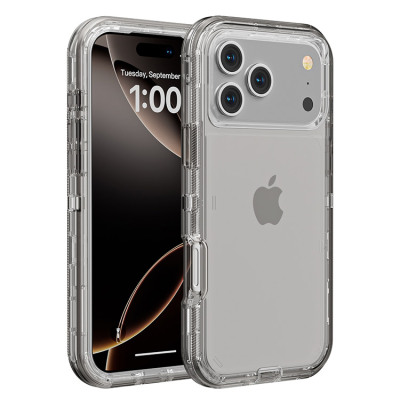 iPhone 17 Case - Heavy Duty Phone Case - Casebus Crystal Transparent Heavy Duty Phone Case, Shockproof Anti Fall Cover - RIVER