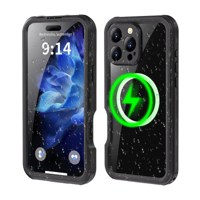 iPhone 16 Case - Heavy Duty Waterproof Phone Case - Casebus IP68 Waterproof Phone Case, Support Magsafe, Built in Screen Protector, Full Body Heavy Duty Shockproof - RYAN