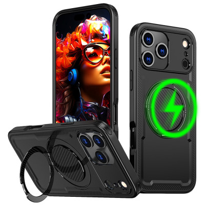 Samsung Galaxy S25 Ultra Case - Heavy Duty Phone Case - Casebus Heavy Duty Phone Case, with 360 Magnetic Stand, Shockproof Protective Cover - MASON